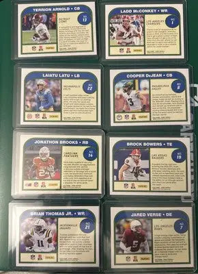 2024 Score Protential Lot Rookies 20 Cards Daniels Nix Maye & More - Football Card Single
