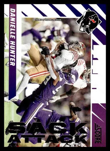 2024 Score Sack Attack #12 Danielle Hunter NM-MT Texans ID:75516 - Football Card Single
