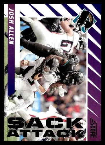2024 Score Sack Attack #3 Josh Hines-Allen NM-MT Jaguars ID:75509 - Football Card Single