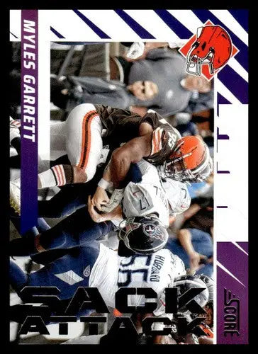 2024 Score Sack Attack #8 Myles Garrett NM-MT Browns ID:75513 - Football Card Single