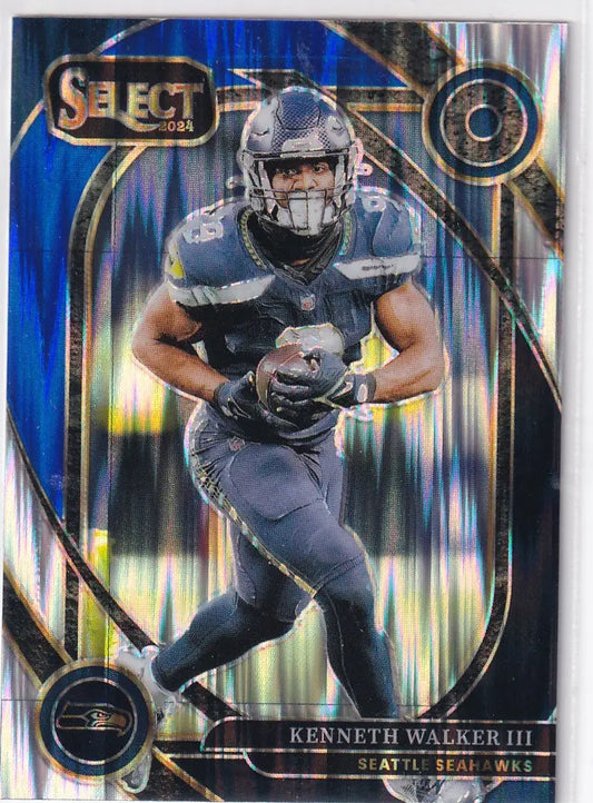 2024 SELECT #276 KENNETH WALKER BLUE SHOCK CLUB LEVEL- SEATTLE SEAHAWKS