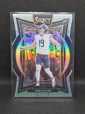 2024 Select Football Tory Taylor RC Silver Prizm Die-Cut Concourse #1 Bears - Football Card Single