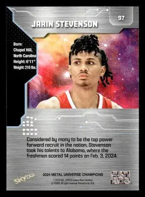 2024 SkyBox Metal Universe Champions #97 Jarin Stevenson - Basketball Card Single