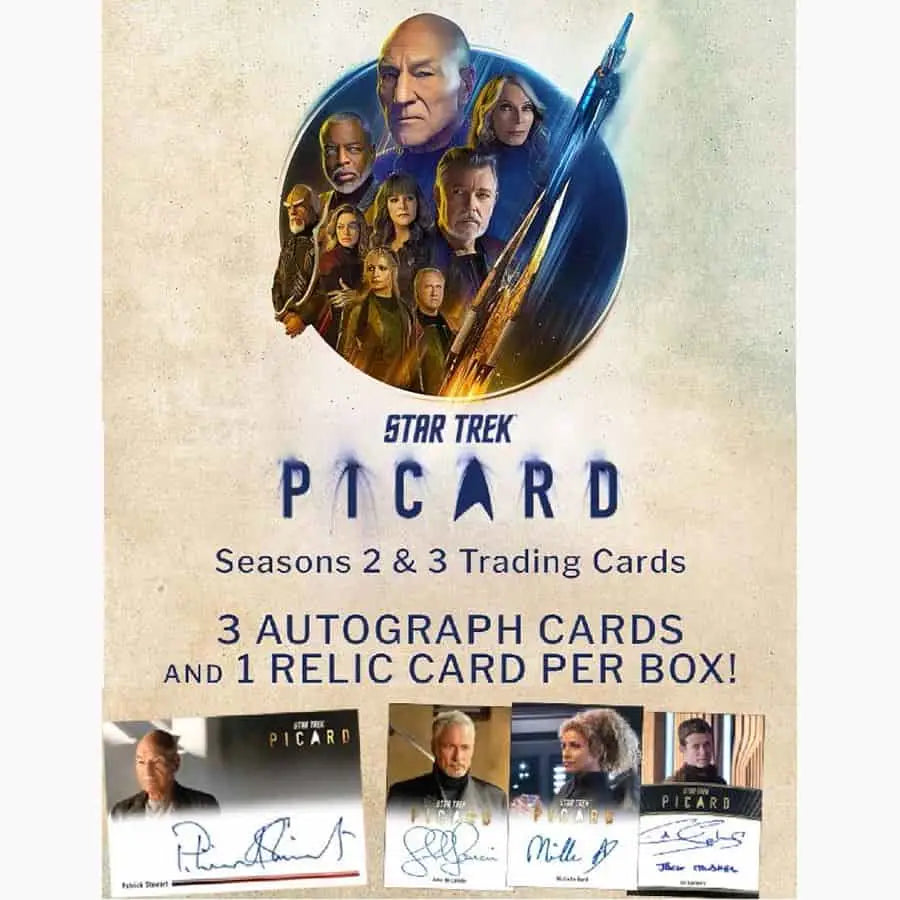 2024 Star Trek Picard Seasons 2 & 3 - Box of Cards (24 Packs) - Star Trek Card Box