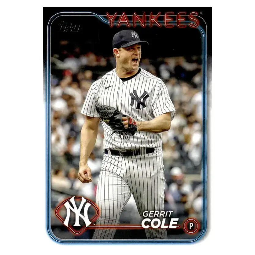 2024 Topps #100 Gerrit Cole NM-MT New York Yankees Baseball Card - Baseball Card Single