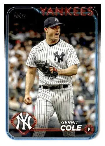 2024 Topps #100 Gerrit Cole NM-MT Yankees ID:71131 - Baseball Card Single