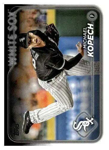2024 Topps Michael Kopech White Sox baseball card with original gloss NM-MT
