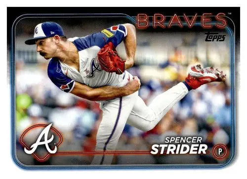 2024 Topps #11 Spencer Strider NM-MT Braves ID:71100 - Baseball Card Single