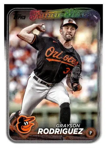 Original gloss Grayson Rodriguez baseball card from 2024 Topps Future Stars series