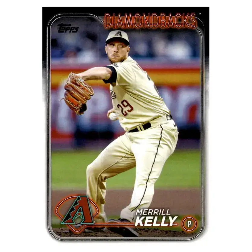 2024 Topps #112 Merrill Kelly NM-MT Arizona Diamondbacks Baseball Card - Baseball Card Single