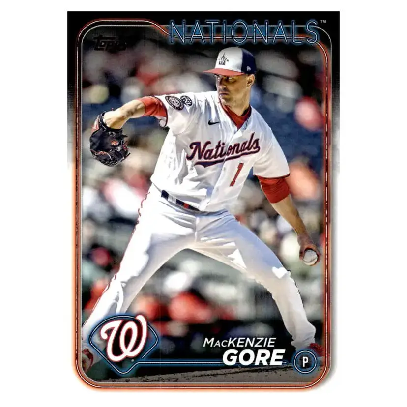 2024 Topps #113 MacKenzie Gore NM-MT Washington Nationals Baseball Card - Baseball Card Single