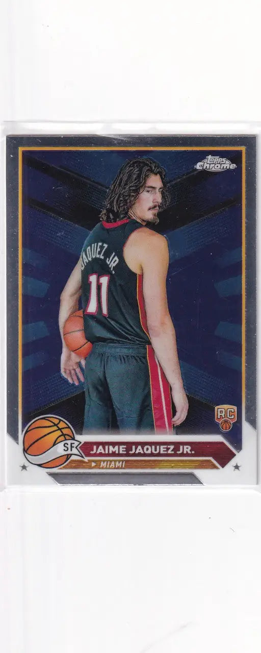 2024 TOPPS #121 JAMIE JAQUEZ JR- MIAMI HEAT - Basketball Card Single