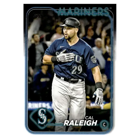 2024 Topps #122 Cal Raleigh NM-MT Seattle Mariners Baseball Card - Baseball Card Single