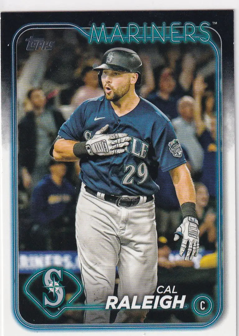 2024 TOPPS #122 CAL RALEIGH- SEATTLE MARINERS - Baseball Card Single
