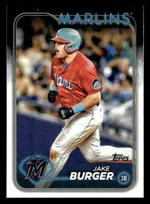 2024 Topps #125 Jake Burger - Baseball Card Single