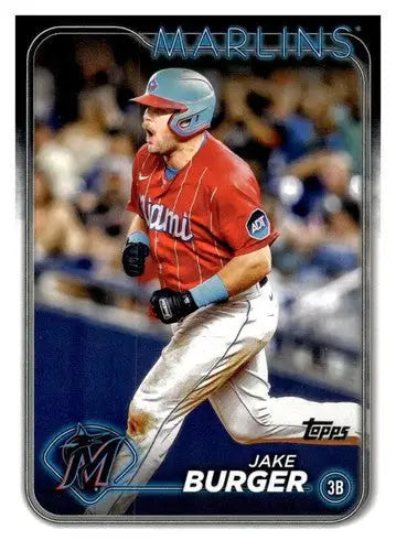 Original gloss 2024 Topps Jake Burger NM-MT baseball card product image