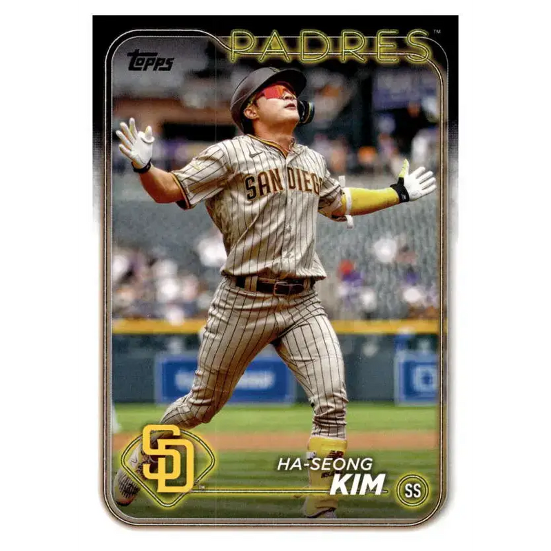 2024 Topps #127 Ha-Seong Kim NM-MT San Diego Padres Baseball Card - Baseball Card Single