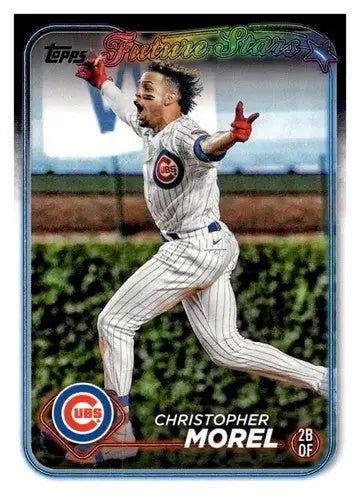 Original gloss Christopher Morel baseball card from 2024 Topps Future Stars collection