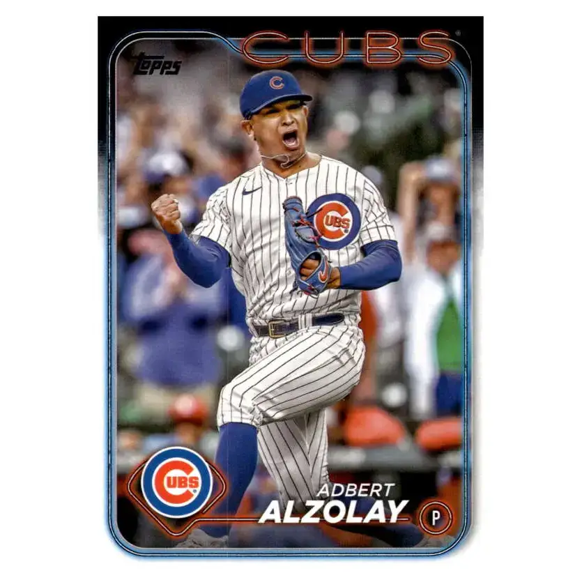 2024 Topps #129 Adbert Alzolay NM-MT Chicago Cubs Baseball Card - Baseball Card Single