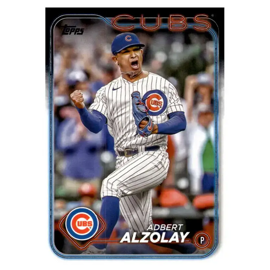 2024 Topps #129 Adbert Alzolay NM-MT Chicago Cubs Baseball Card - Baseball Card Single