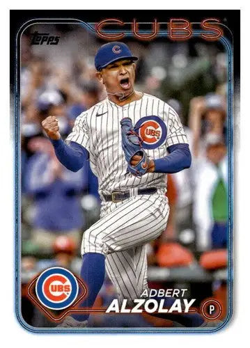 2024 Topps #129 Adbert Alzolay NM-MT Cubs ID:68637 - Baseball Card Single
