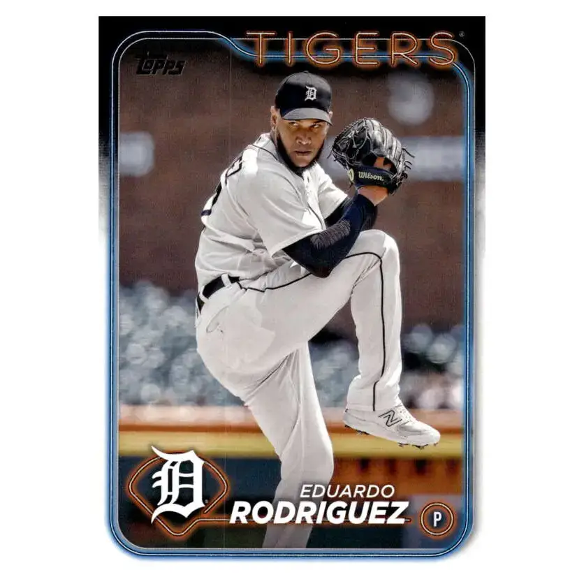 2024 Topps #131 Eduardo Rodriguez NM-MT Detroit Tigers Baseball Card - Baseball Card Single