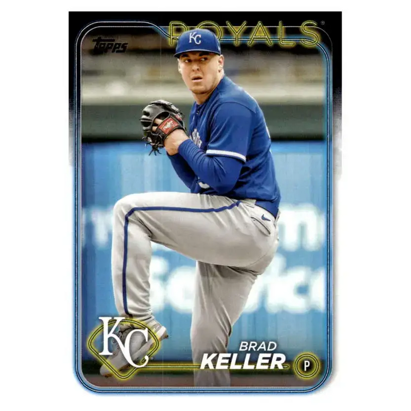 2024 Topps #140 Brad Keller NM-MT Kansas City Royals Baseball Card - Baseball Card Single