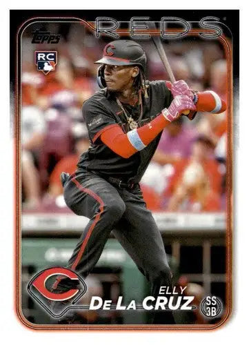 2024 Topps #141 Elly De La Cruz NM-MT RC Rookie Reds ID:68639 - Baseball Card Single