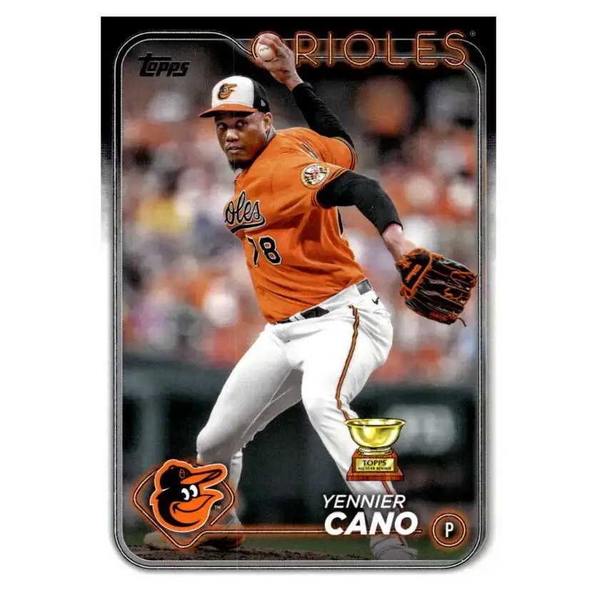 2024 Topps #158 Yennier Cano NM-MT Baltimore Orioles Baseball Card - Baseball Card Single