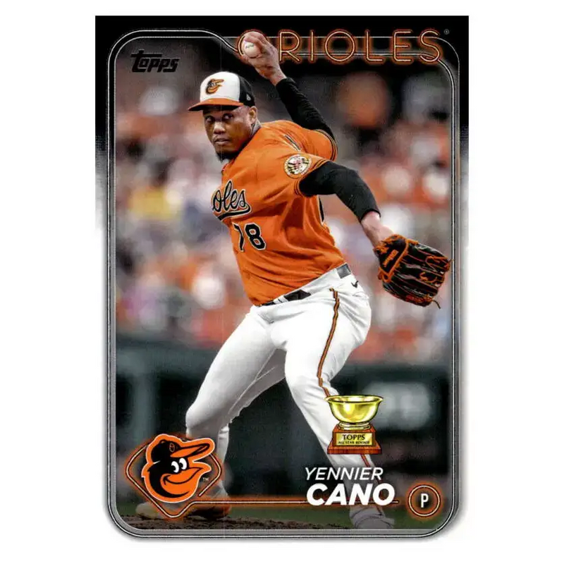 2024 Topps #158 Yennier Cano NM-MT Baltimore Orioles Baseball Card - Baseball Card Single