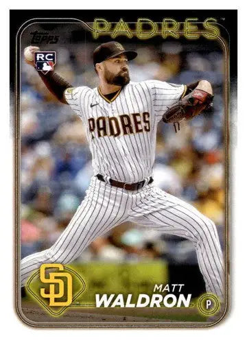 2024 Topps Matt Waldron rookie Padres baseball card with original gloss ID 73928