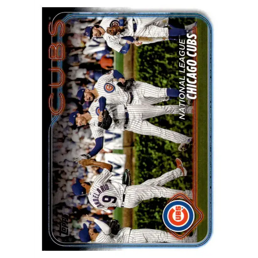 2024 Topps #165 Chicago Cubs NM-MT Chicago Cubs Baseball Card - Baseball Card Single