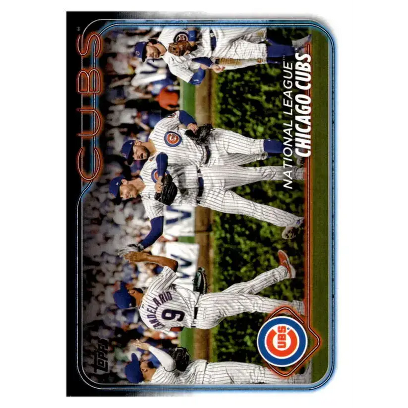 2024 Topps #165 Chicago Cubs NM-MT Chicago Cubs Baseball Card - Baseball Card Single