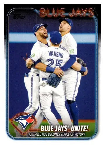 2024 Topps #167 George Springer NM-MT Blue Jays Checklist ID:68312 - Baseball Card Single