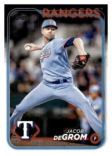 2024 Topps #171 Jacob deGrom NM-MT Rangers ID:73929 - Baseball Card Single