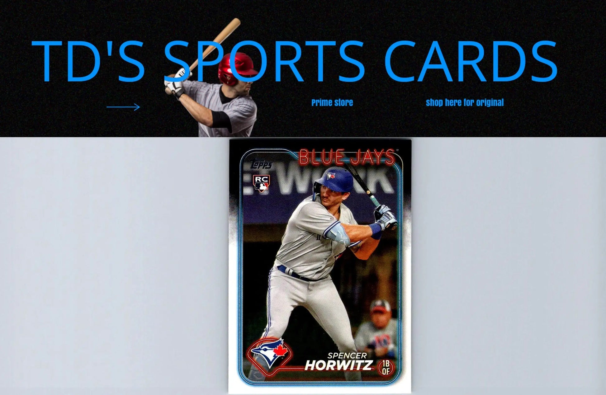 2024 Topps Spencer Horwitz baseball card featuring Spencer Horwitz in collectible sports card
