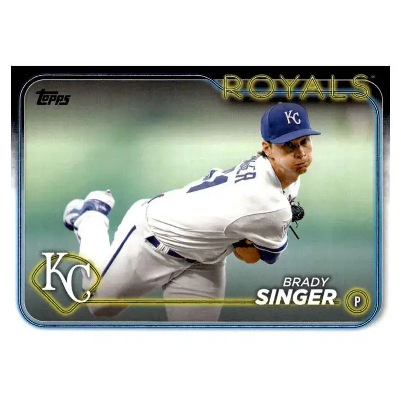 2024 Topps #173 Brady Singer NM-MT Kansas City Royals Baseball Card - Baseball Card Single