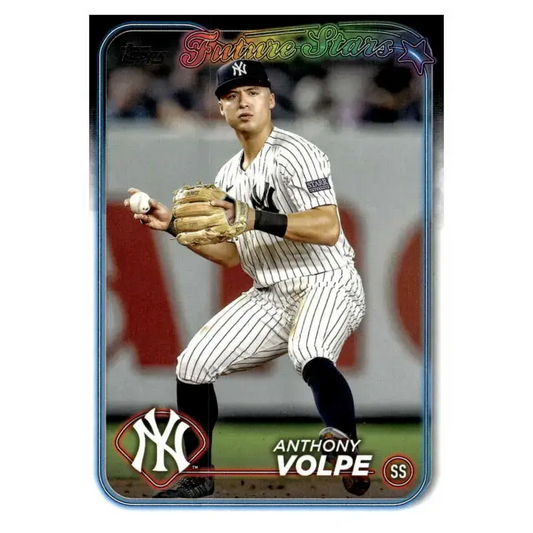 2024 Topps #180 Anthony Volpe NM-MT New York Yankees Baseball Card - Baseball Card Single