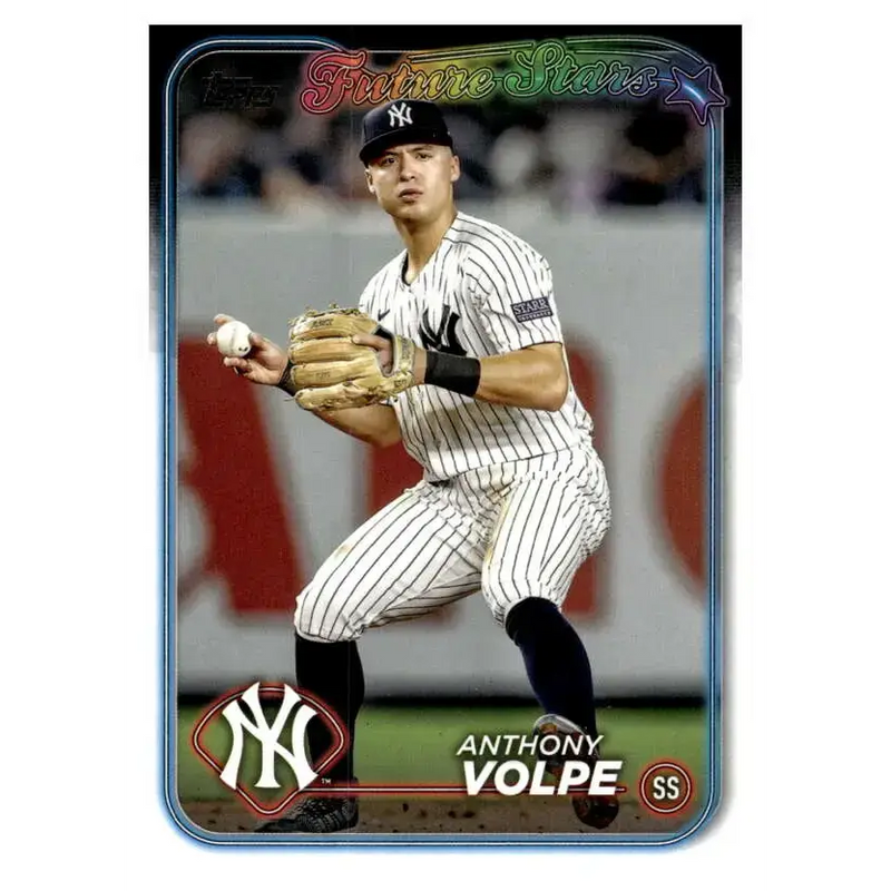 2024 Topps #180 Anthony Volpe NM-MT New York Yankees Baseball Card - Baseball Card Single