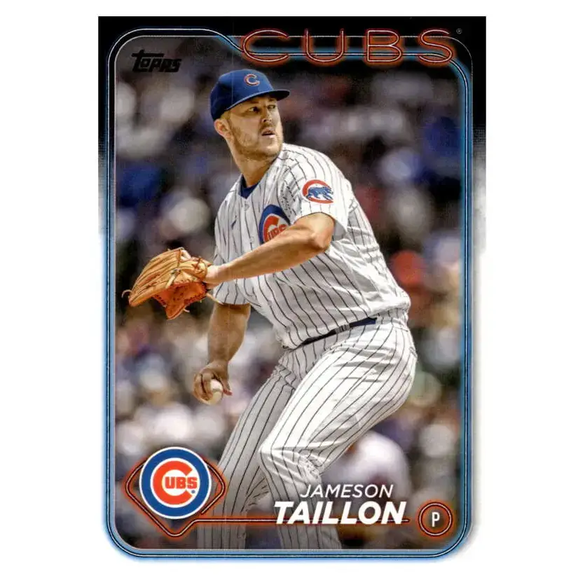 2024 Topps #182 Jameson Taillon NM-MT Chicago Cubs Baseball Card - Baseball Card Single