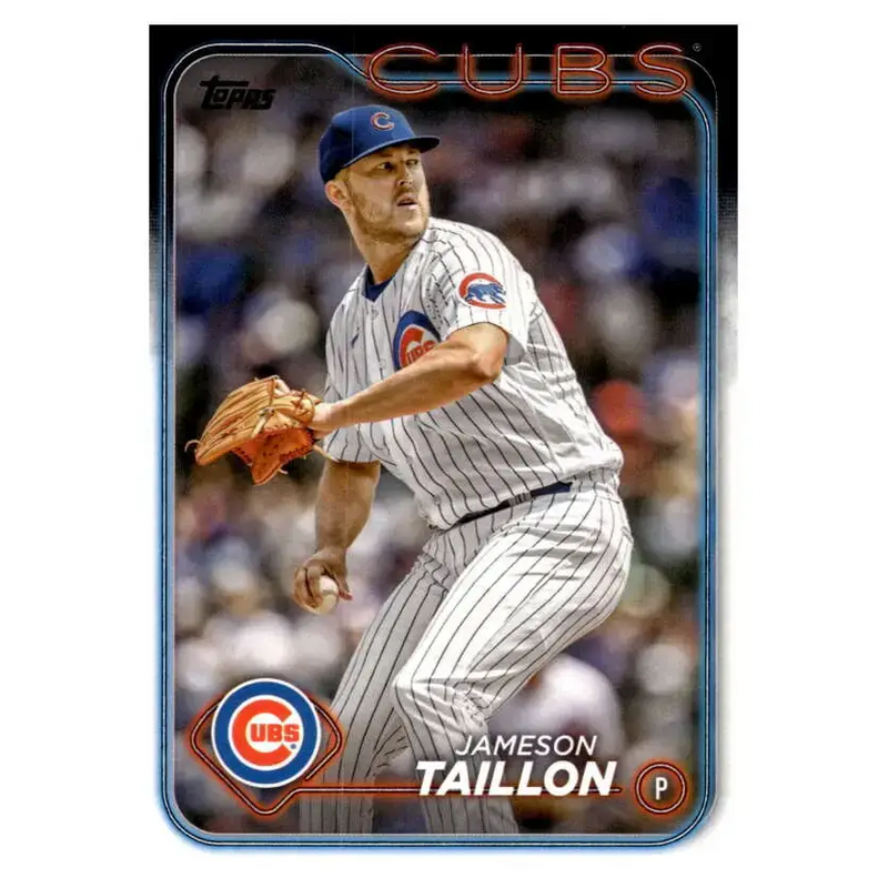 2024 Topps #182 Jameson Taillon NM-MT Chicago Cubs Baseball Card - Baseball Card Single
