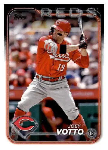 Original gloss 2024 Topps Joey Votto baseball card featuring Joey Votto NM-MT Reds