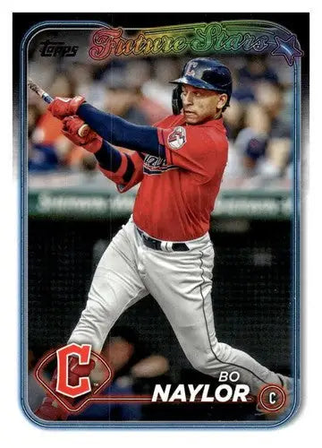 2024 Topps Bo Naylor future stars baseball card with original gloss Guardians NM-MT