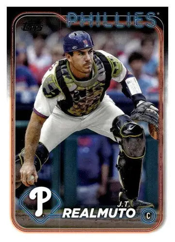 2024 Topps J.T. Realmuto NM-MT Phillies baseball card with original gloss