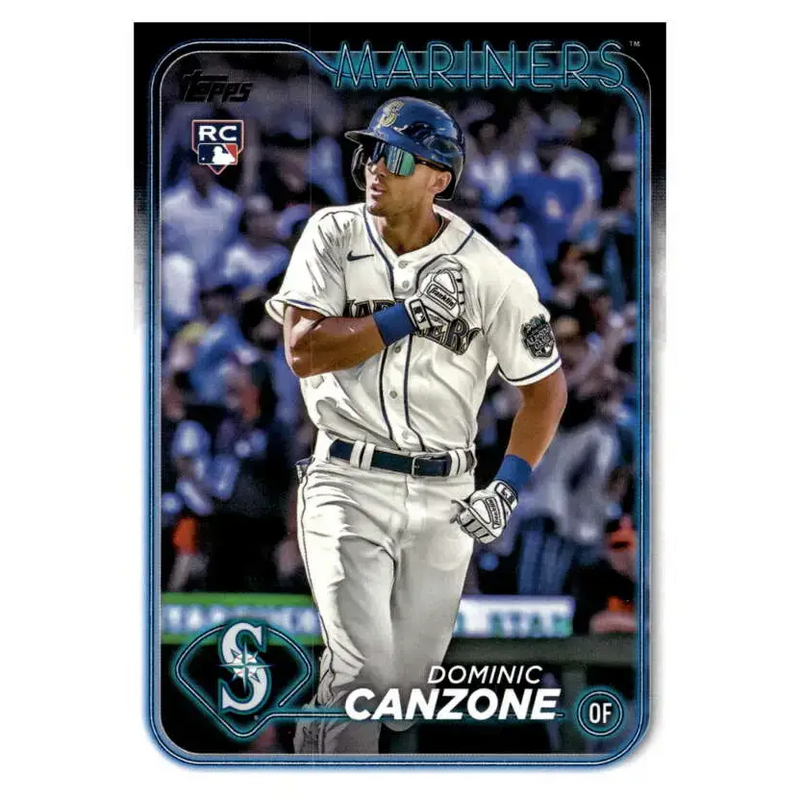 2024 Topps #195 Dominic Canzone NM-MT RC Rookie Seattle Mariners Baseball Card - Baseball Card Single