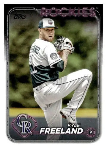 2024 Topps Kyle Freeland baseball card with original gloss in NM-MT condition