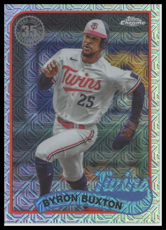 2024 Topps - 1989 35th Anniversary Chrome Byron Buxton T89C-62 Twins NM - Baseball Card Single
