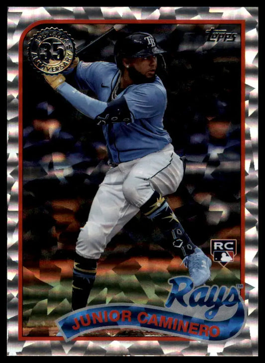 2024 Topps - 1989 Topps Baseball 35th Anniversary Foil (Series One) Complete Set - 89B-50 Junior Caminero - Baseball
