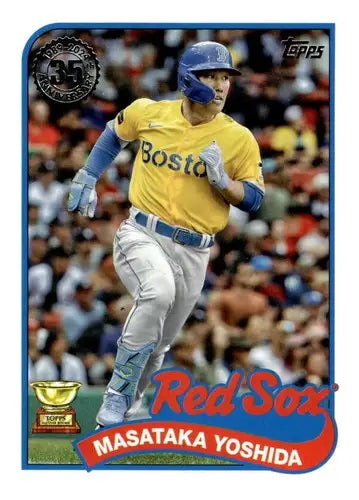 Original gloss baseball card featuring Masataka Yoshida of the Red Sox in 2024 Topps