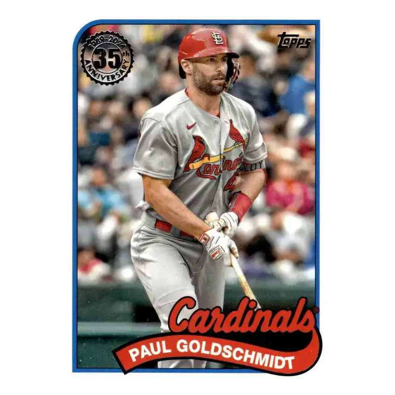 2024 Topps 1989 Baseball #89B-18 Paul Goldschmidt NM-MT St. Louis Cardinals Baseball Card - Baseball Card Single